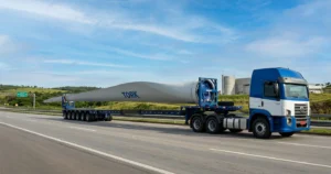 Transporte de Pás e Torres Eólicas: Como Funciona